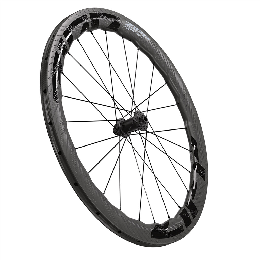 Zipp - 454 NSW Tubular Disc-Brake Front Wheel - black carbon - 700C/'12X100