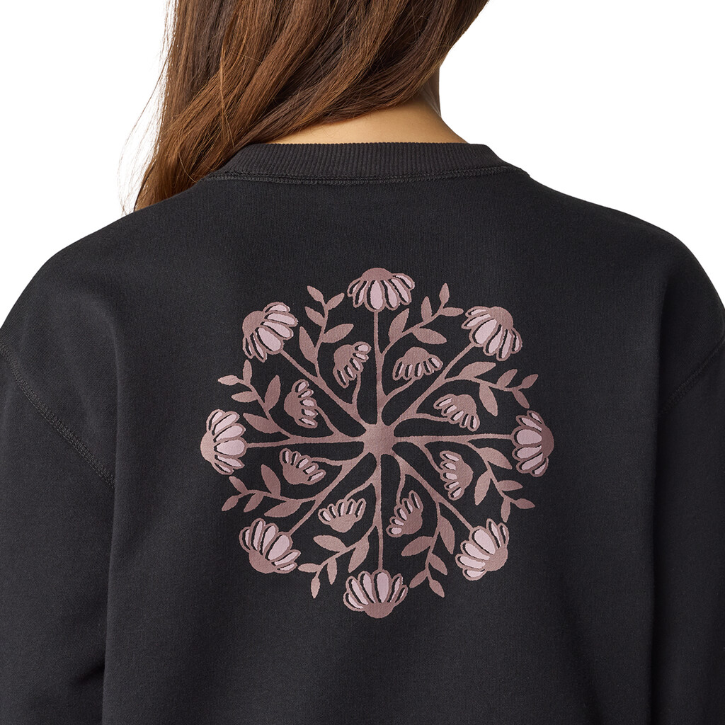 Mountain Hardwear - W Seek Floral™ Pullover Crew - black 010