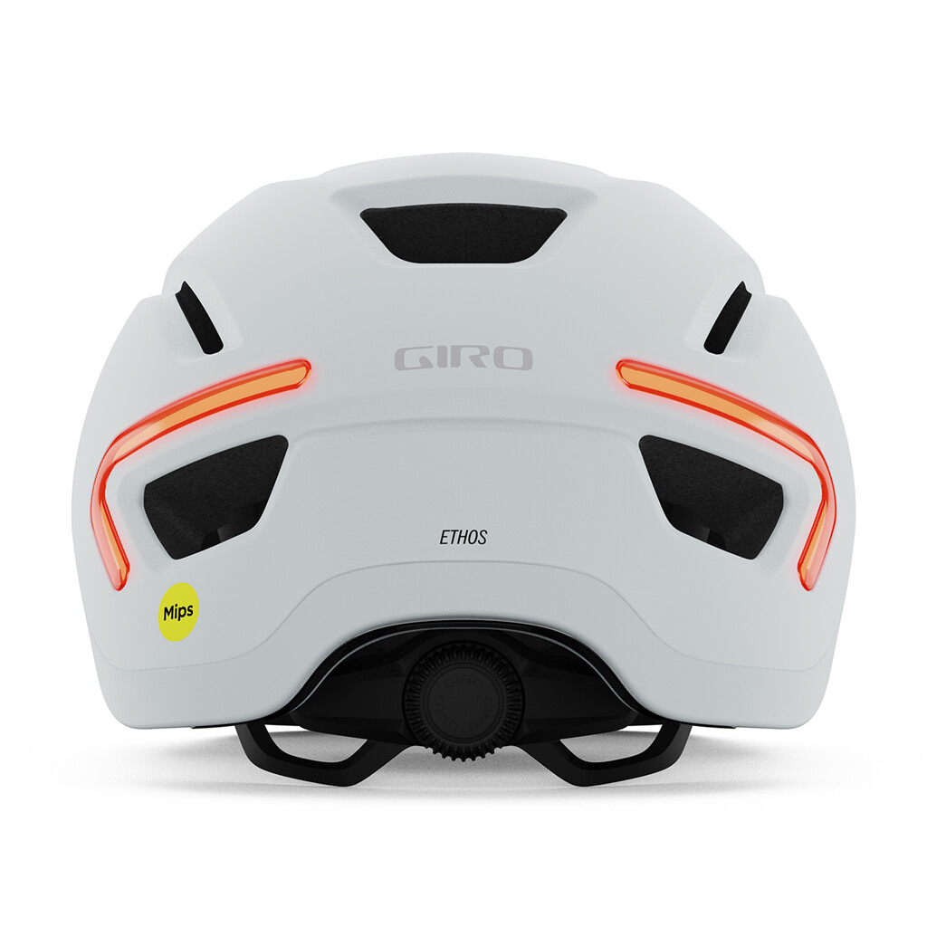 Giro Cycling - Ethos LED MIPS Helmet - matte chalk