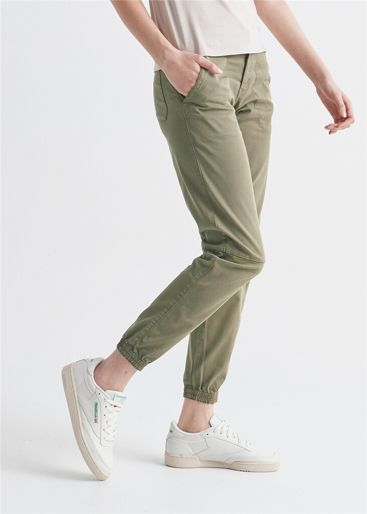 DU/ER - W Live Free High Rise Jogger - olive