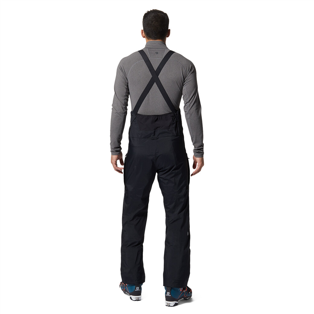 Mountain Hardwear - M High Exposure Gore Tex C-Knit Bib - black 010