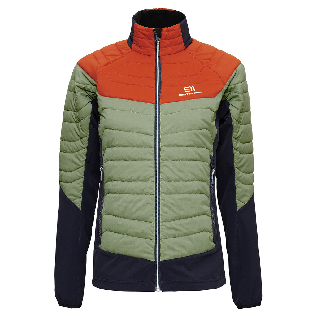 Elevenate - W Hybrid Jacket  - sea green