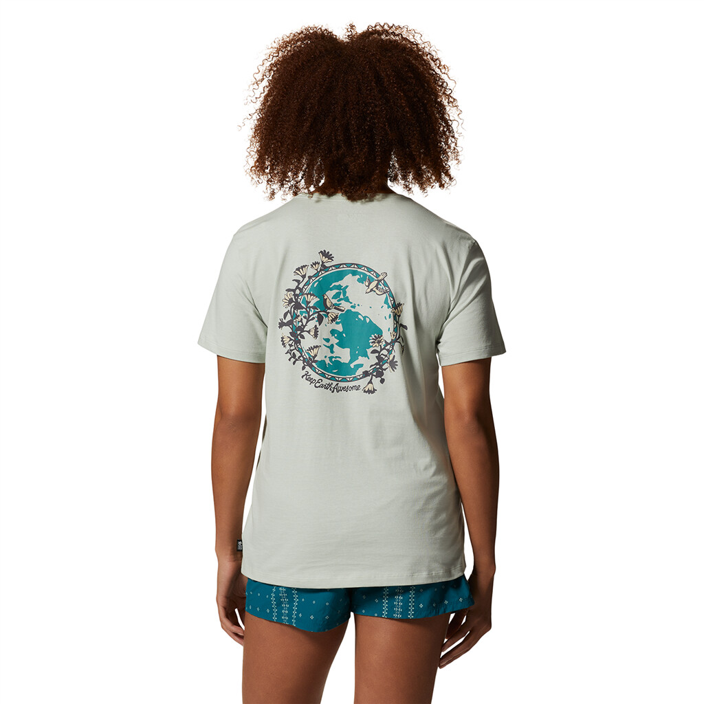 Mountain Hardwear - W Kea Earth™ Short Sleeve Tee - cactus white 384