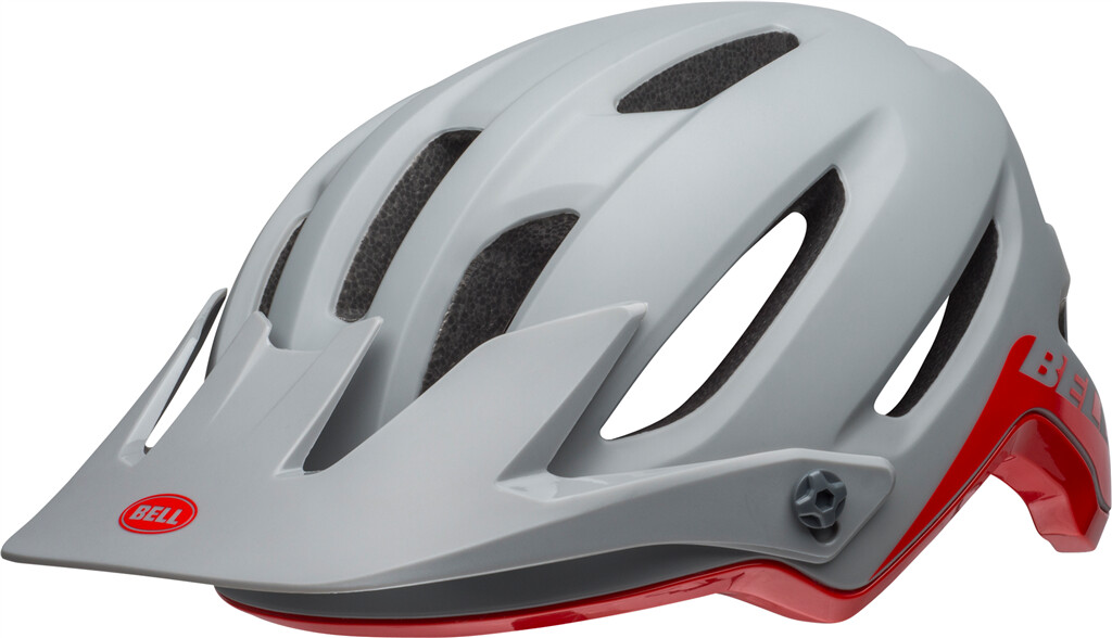 Bell - 4forty MIPS Helmet - matte/gloss gray/crimson