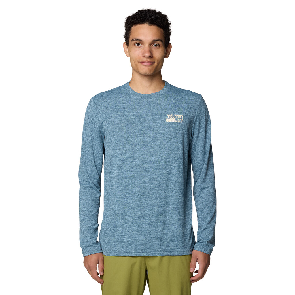 Mountain Hardwear - M Sunblocker™ Long Sleeve - adriatic blue heather 444