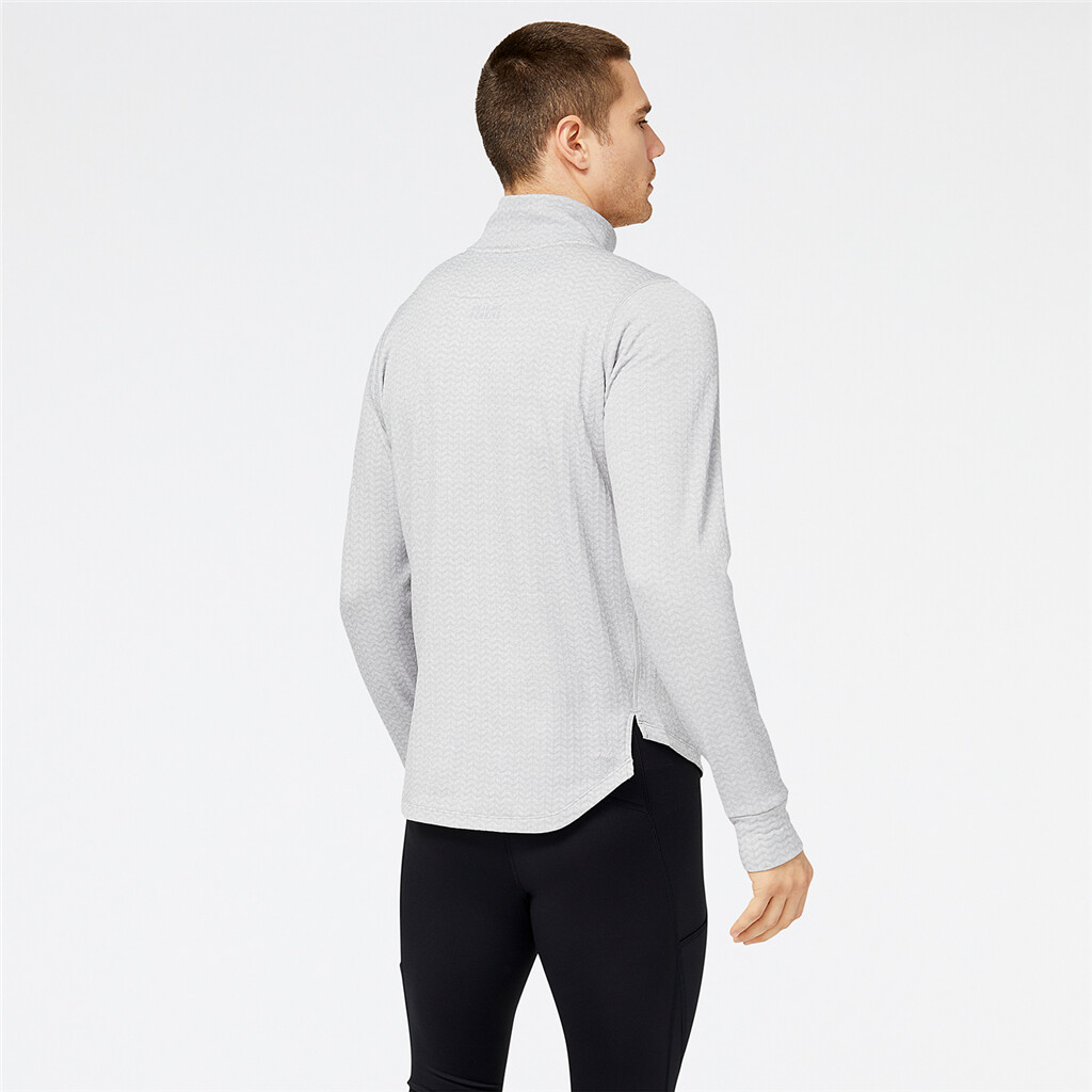 New Balance - NB Heat Grid Half Zip - athletic grey