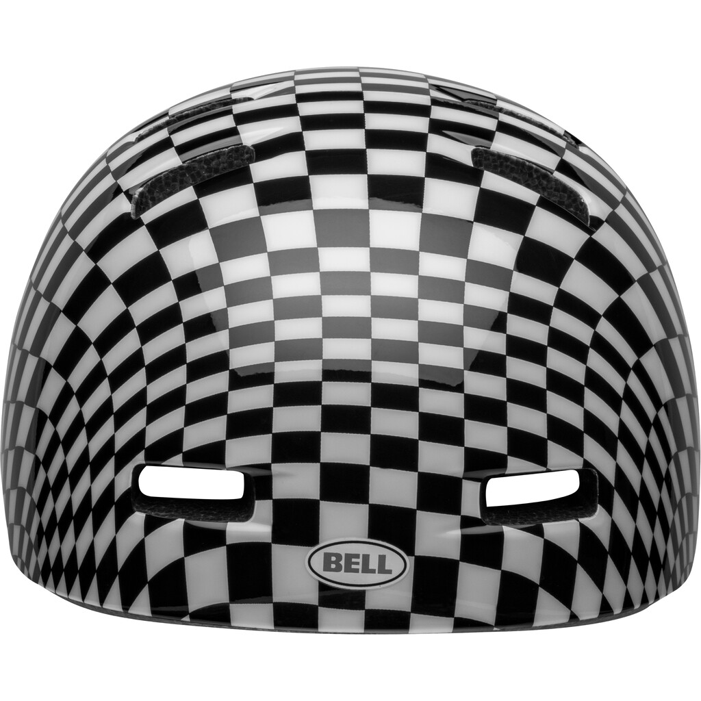 Bell - Lil Ripper Helmet - gloss black/white checkers