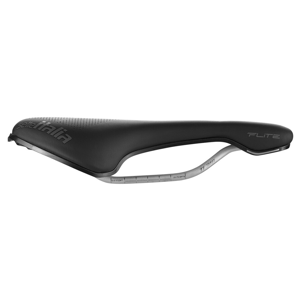 Selle Italia - Flite Boost Gravel TI 316 Superflow - black/black