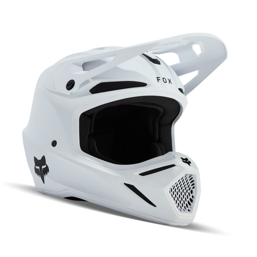 Fox Racing - V3 Solid Helmet - matte white