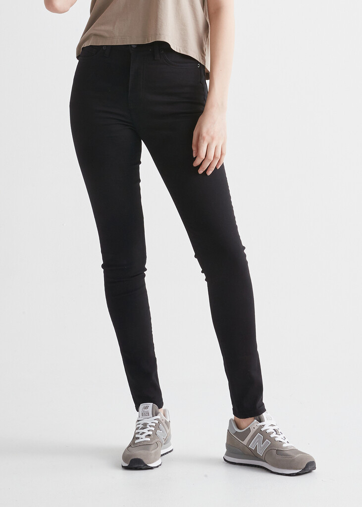 DU/ER - W Performance Denim High Rise Skinny  - black