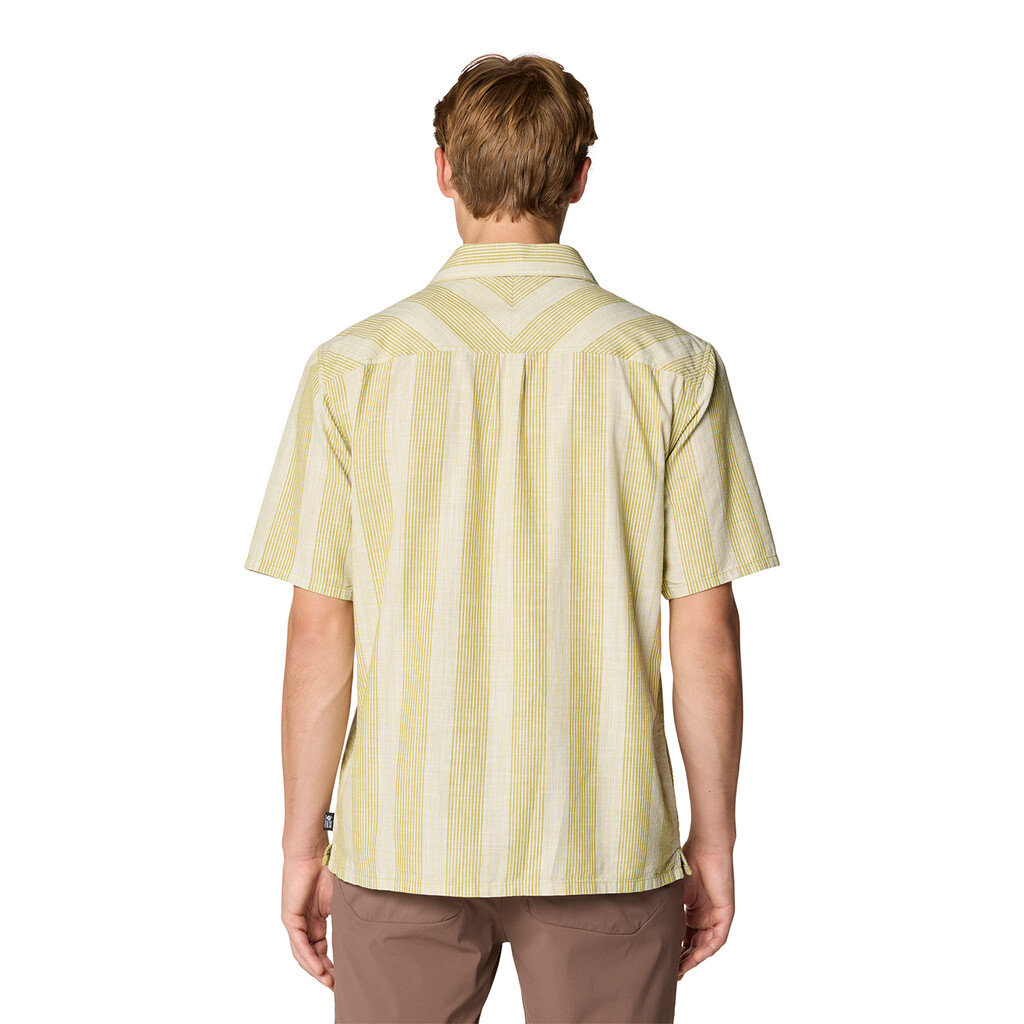 Mountain Hardwear - M Cottonwood™ Camp Lite Short Sleeve Shirt - moon moss strata stripe 354