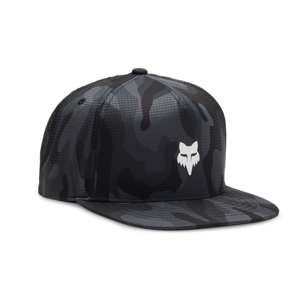 Fox Racing - Fox Head Camo Tech Snapback Cap - black camo