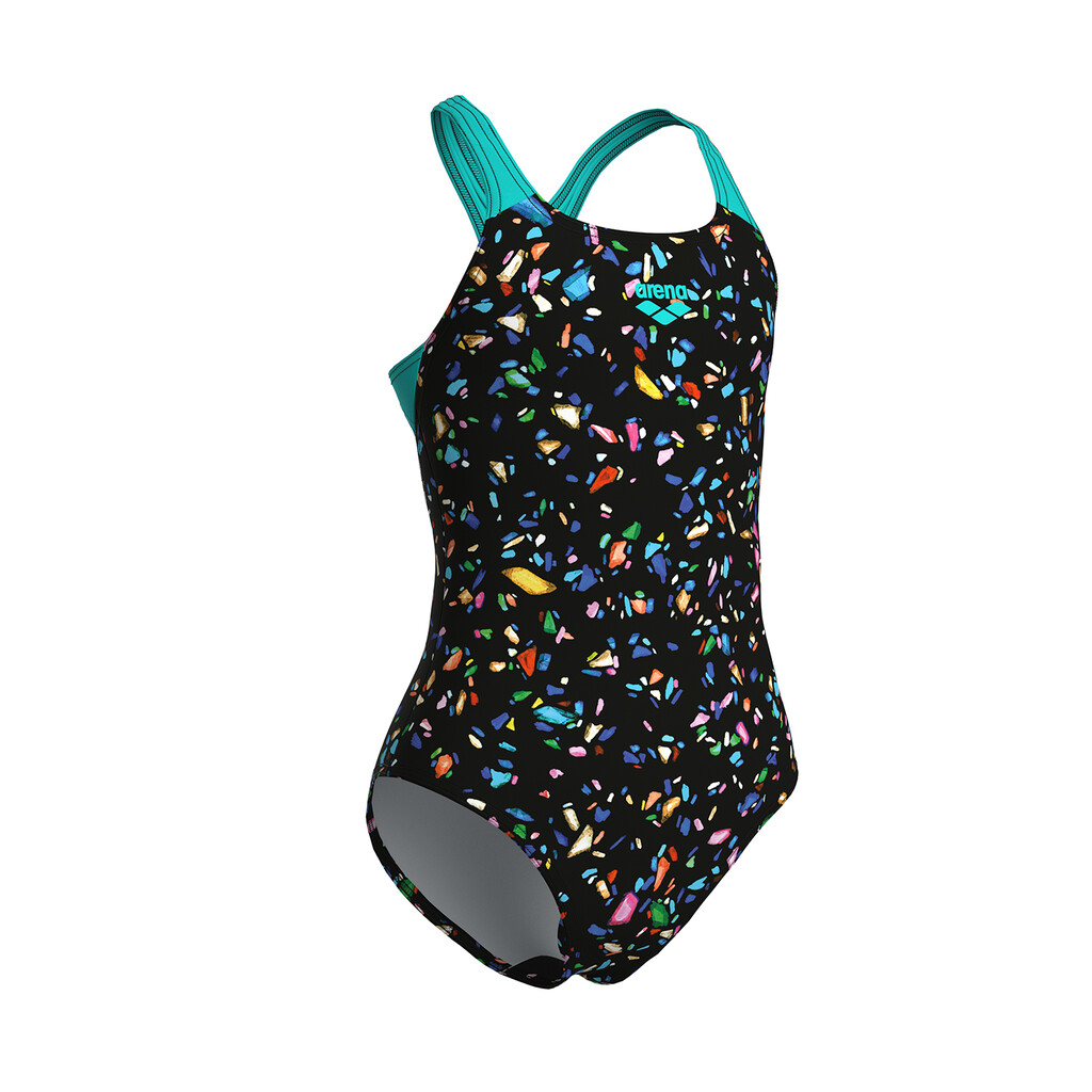 Arena - G Arena Confetti Swimsuit Swim Pro Back - black multi/water