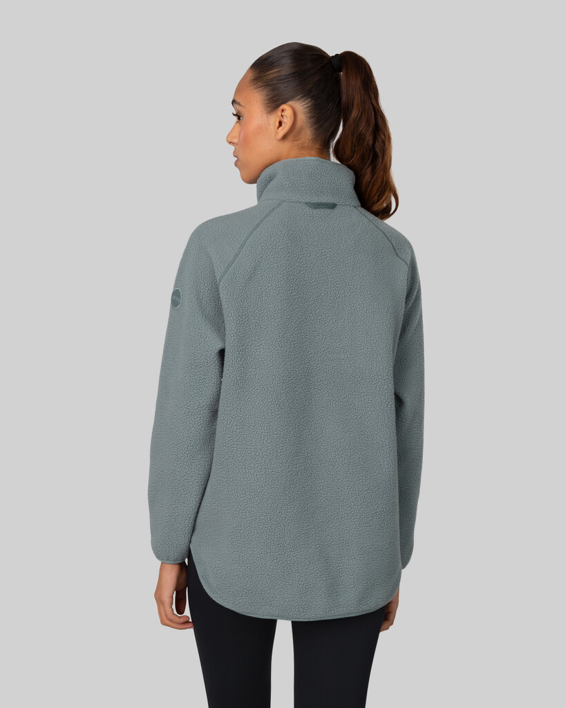 Johaug - Fusion Pile Oversized Henley - green/blue