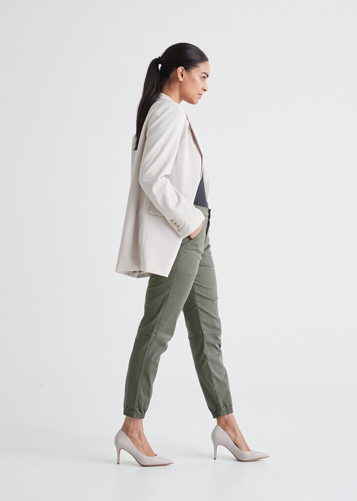 DU/ER - W Live Free High Rise Jogger - thyme