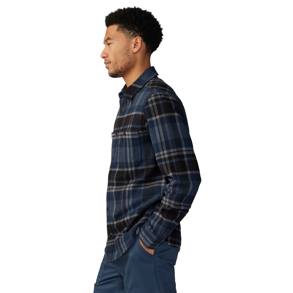 Mountain Hardwear - M Plusher™ Long Sleeve Shirt - hardwear navy amsterdam plaid 447