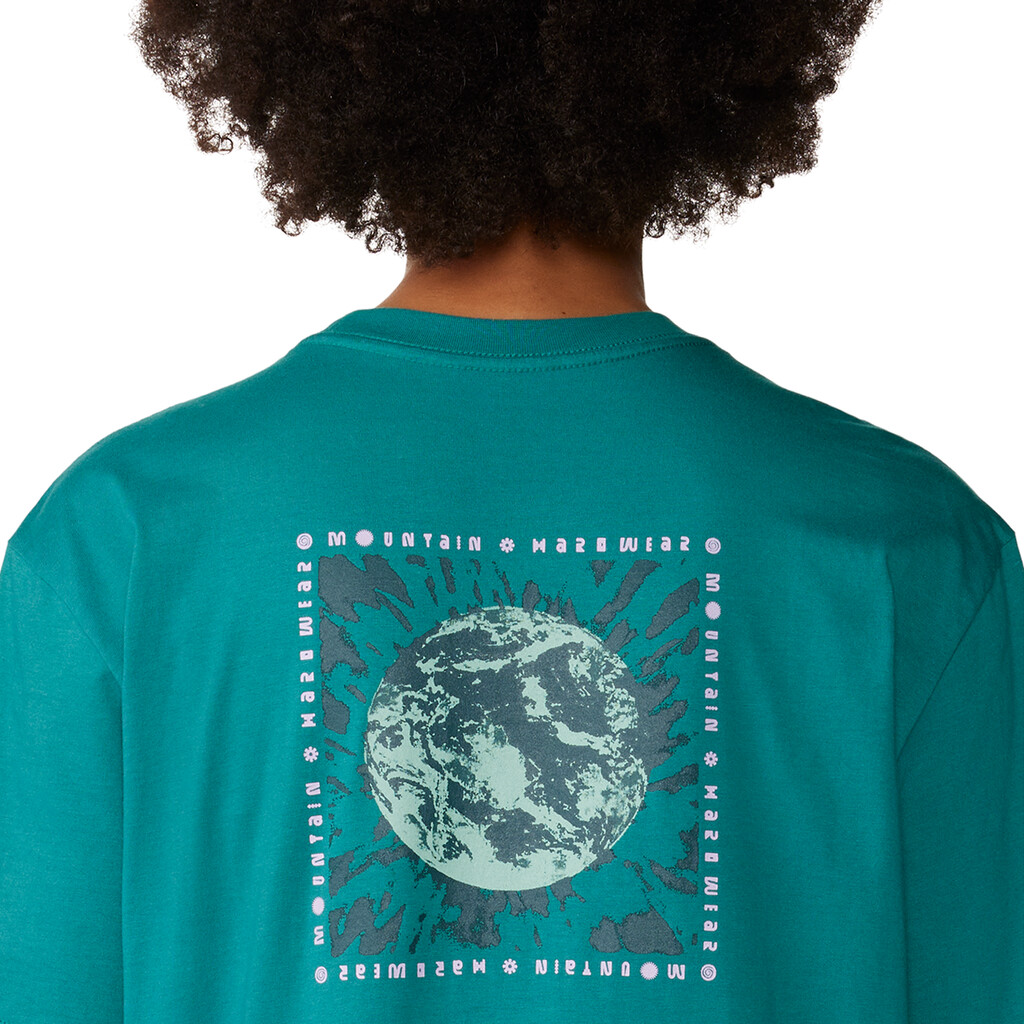 Mountain Hardwear - W Tie Dye Earth™ Boxy Short Sleeve - wintermint 340