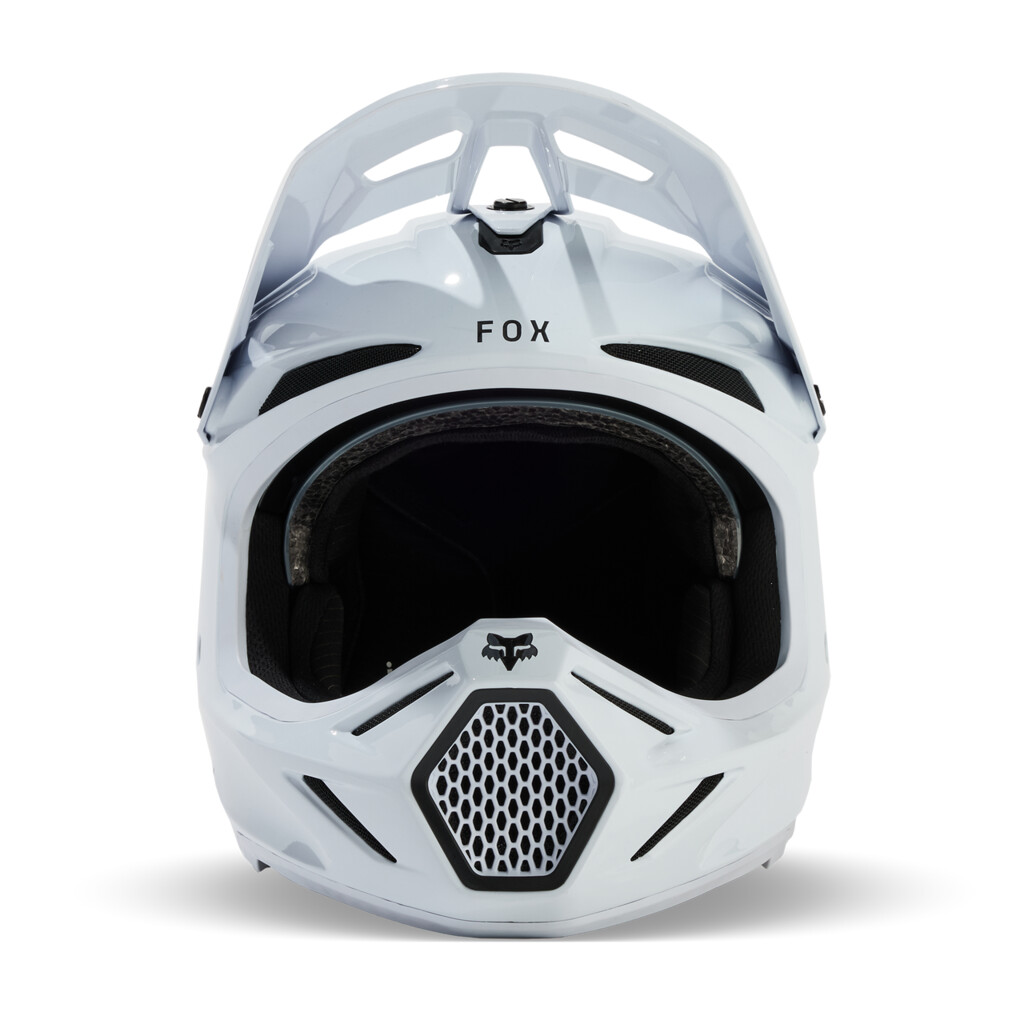 Fox Racing - V3 RS Carbon Solid Helmet - white