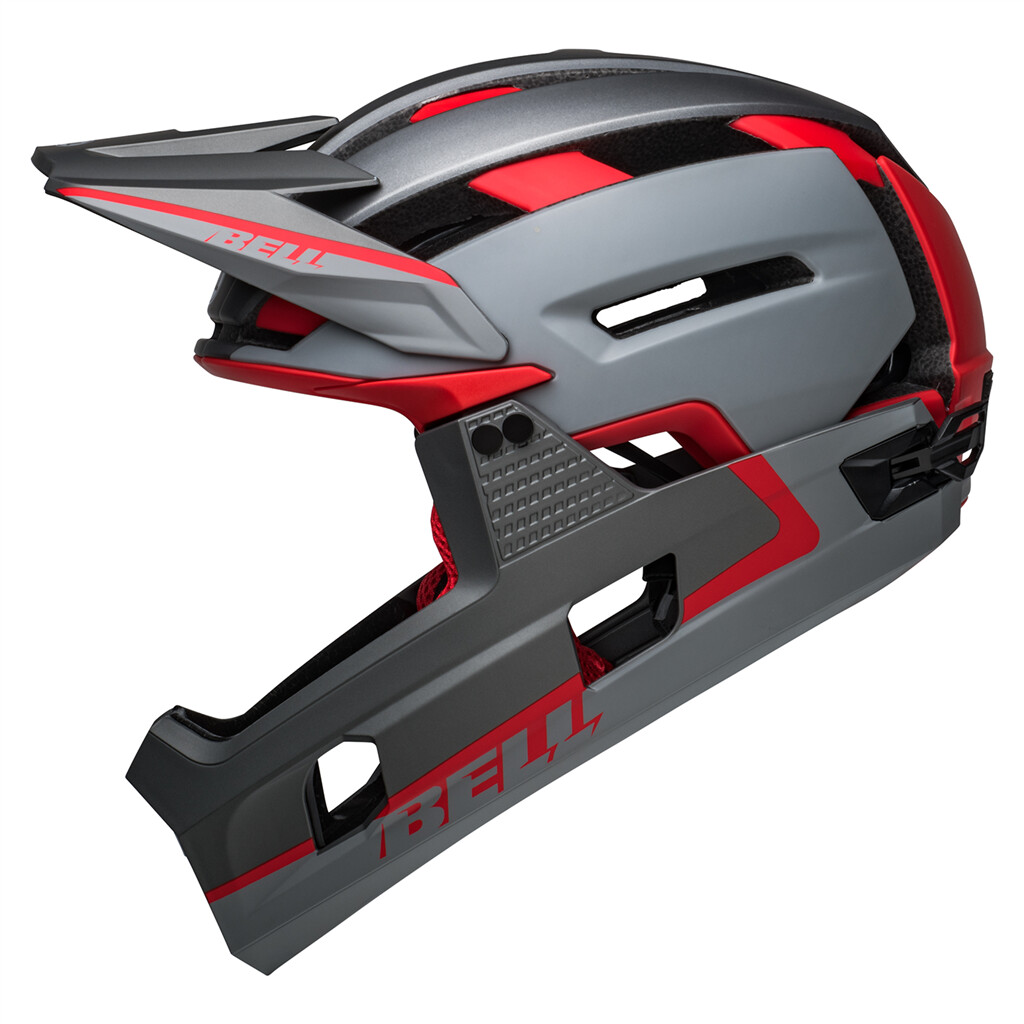 Bell - Super AIR R Spherical MIPS Helmet - matte gray/red