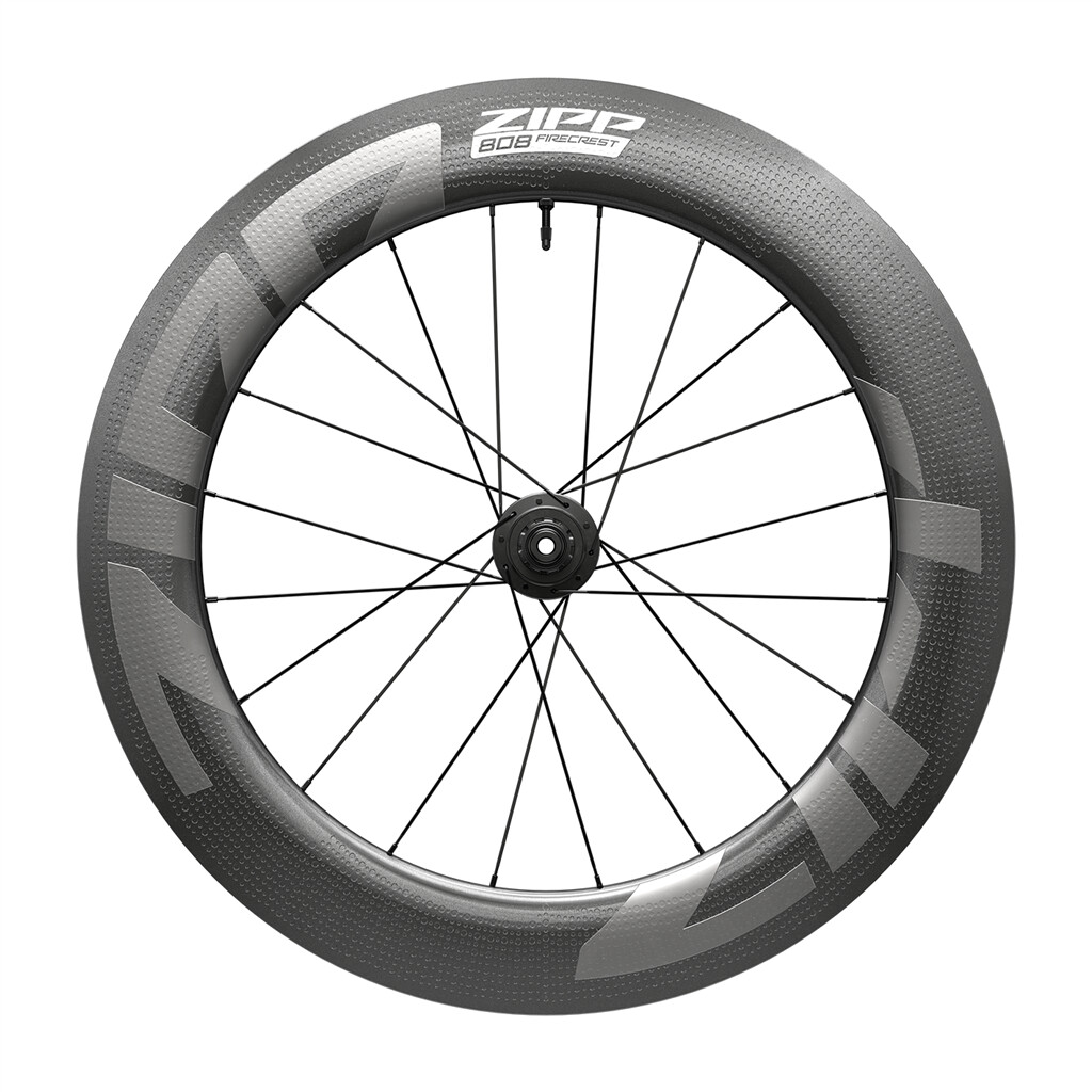 Zipp - 808 Firecrest Tubeless Disc-Brake Rear Wheel - black carbon - 700C/'12X142 SHI