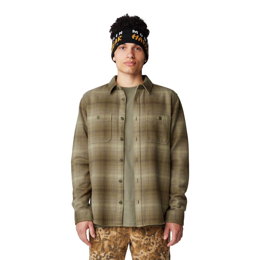 Mountain Hardwear - M Plusher™ Long Sleeve Shirt - dark pine ombre buffalo check print 320