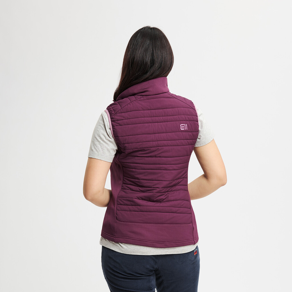 Elevenate - W Fusion Stretch Vest - aubergine