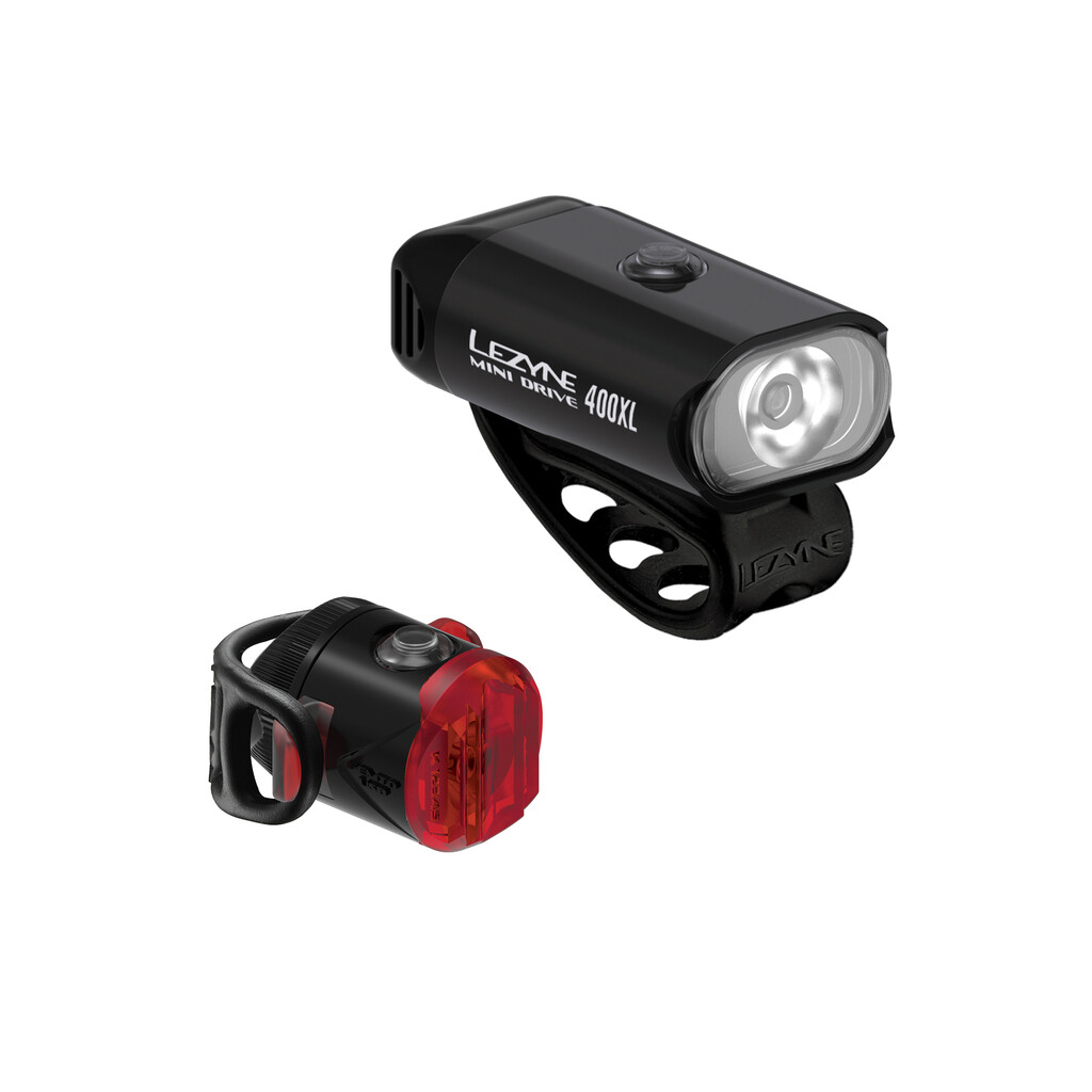 Lezyne - Mini Drive 400Xl / Femto USB Pair - black