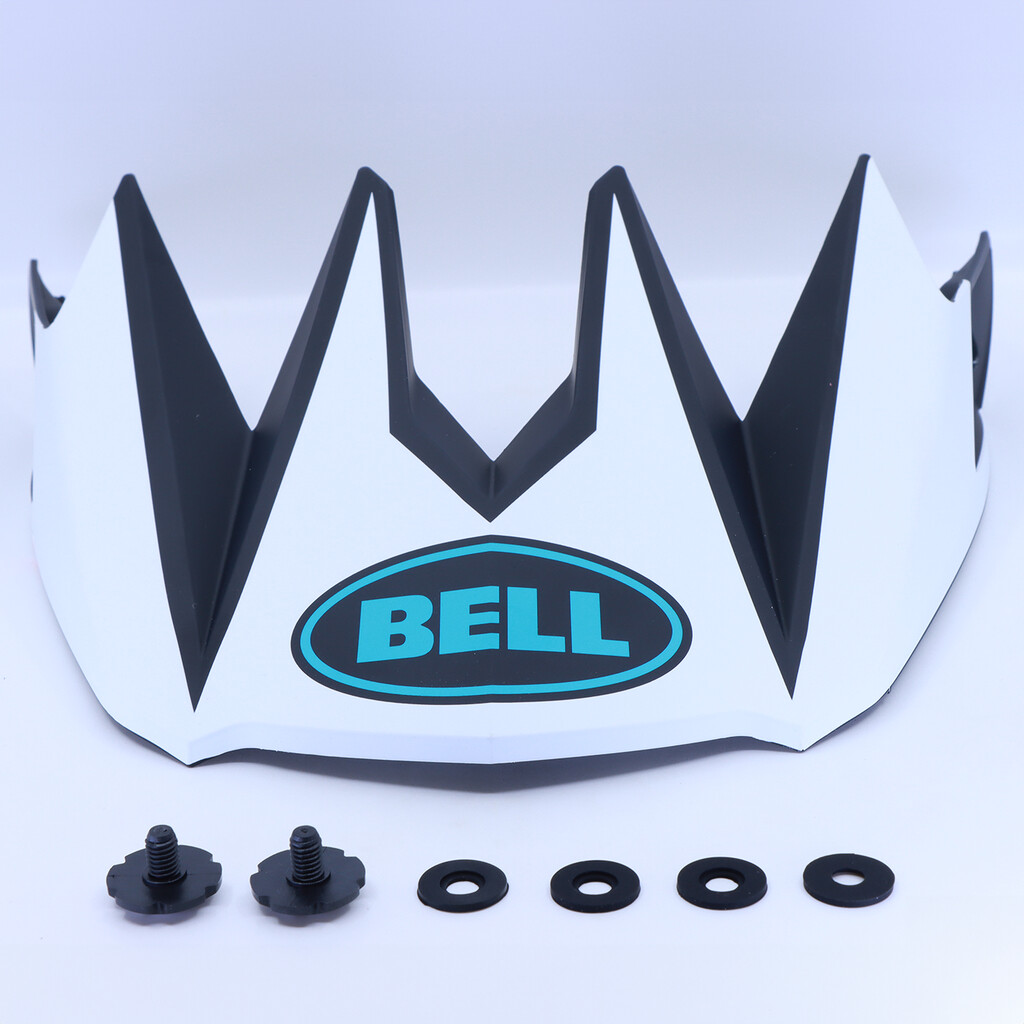 Bell - Full 10 Visor - matte/gloss white/bali arise