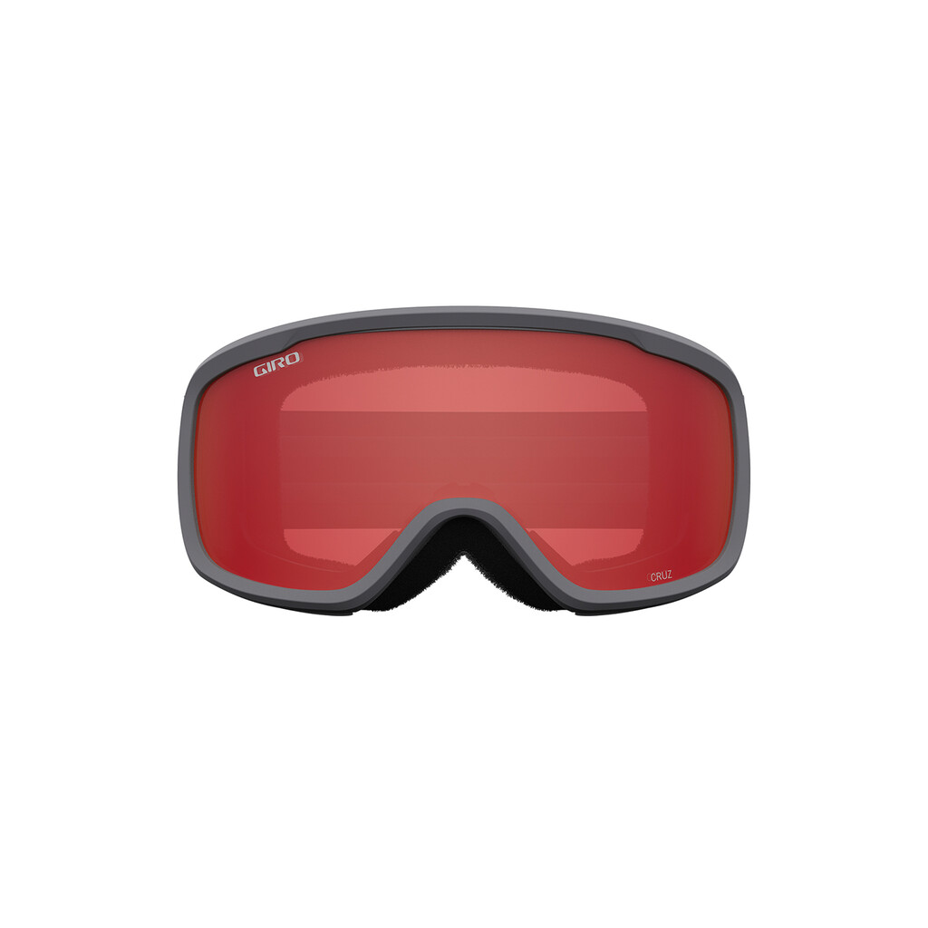 Giro Eyewear - Cruz Flash Goggle - grey wordmark amber scarlet S2 - one size