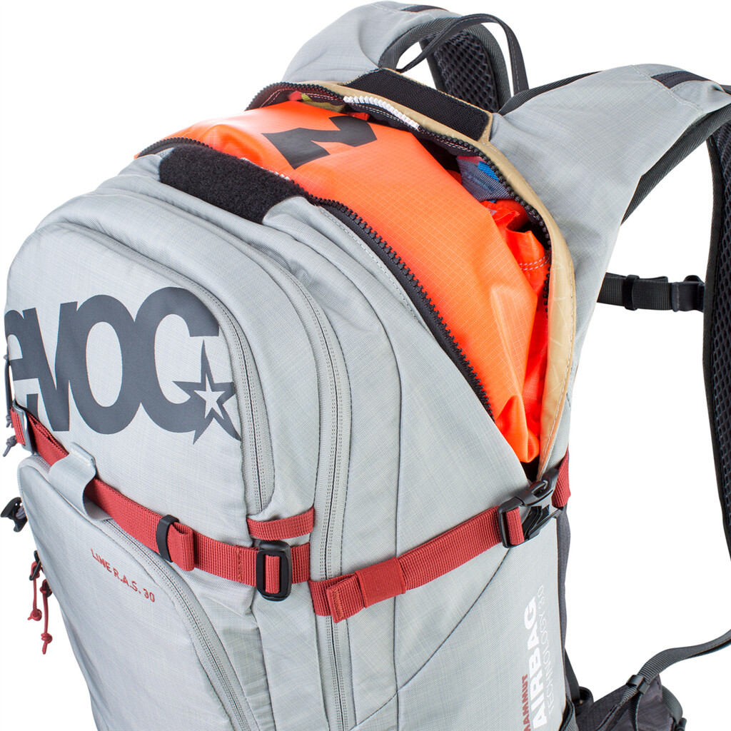 Evoc - Line R.A.S. 30l (Airbag included) - silver/heather carbon grey