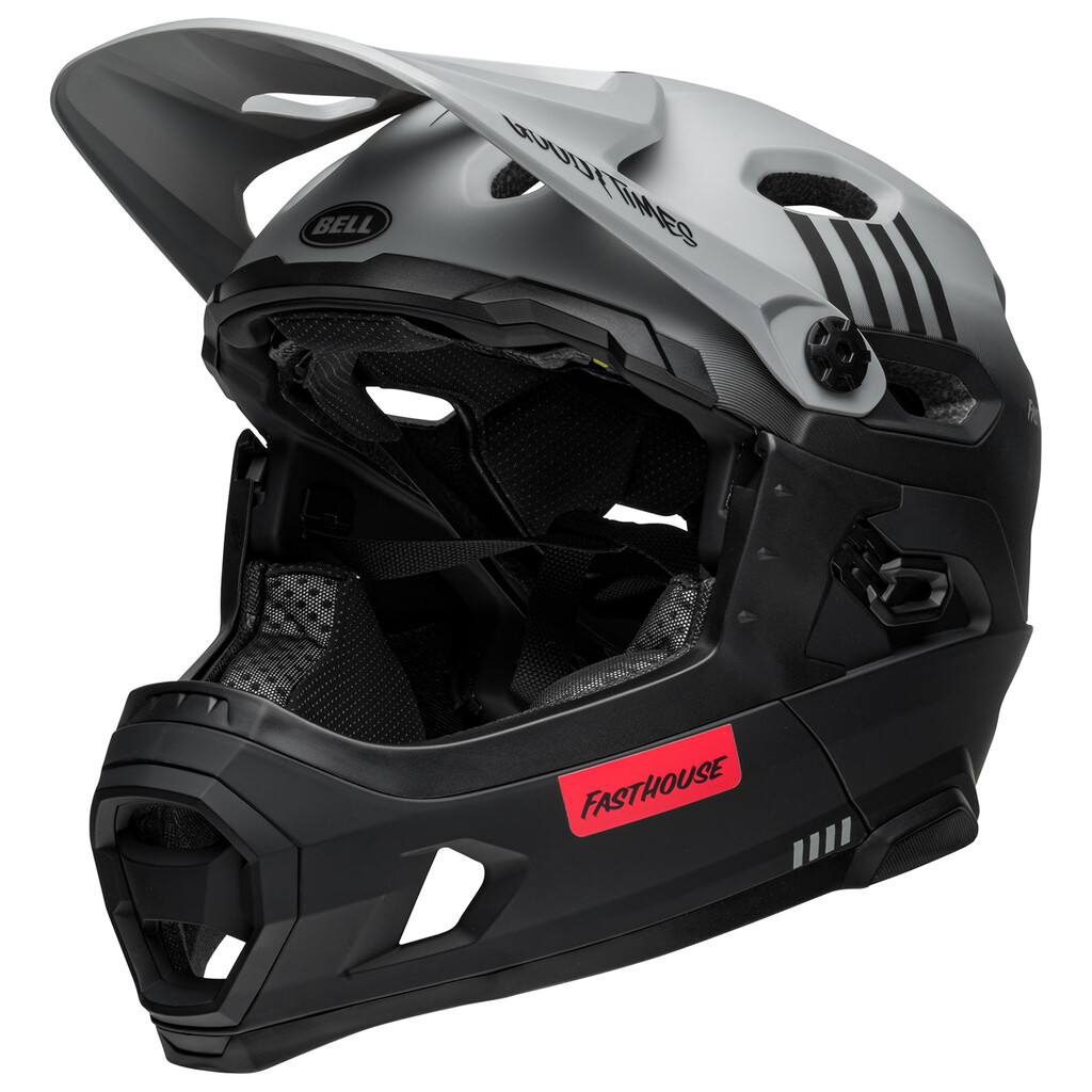 Bell - Super DH Spherical MIPS Helmet - matte gray/black fasthouse