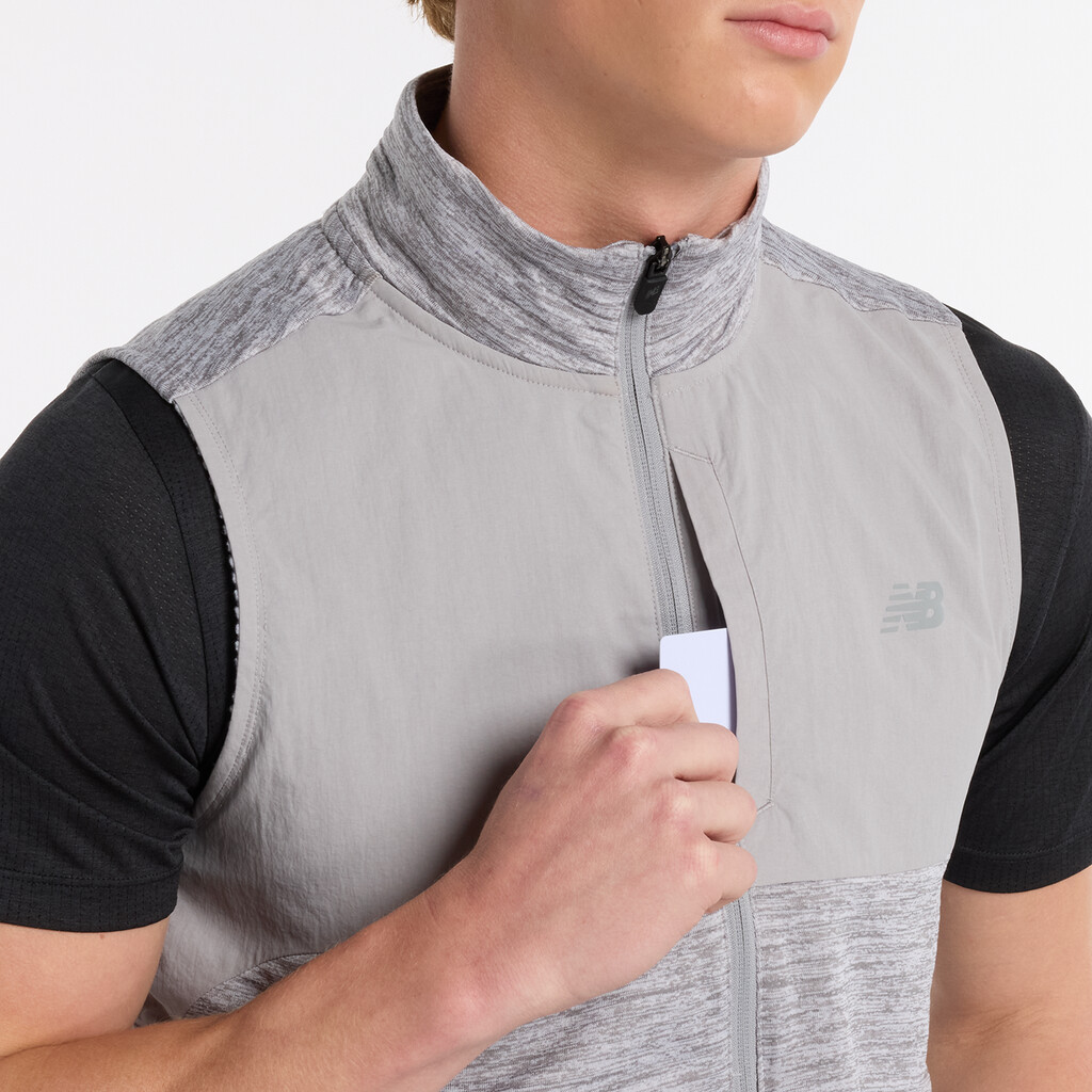 New Balance - Heat Grid Vest - athletic grey