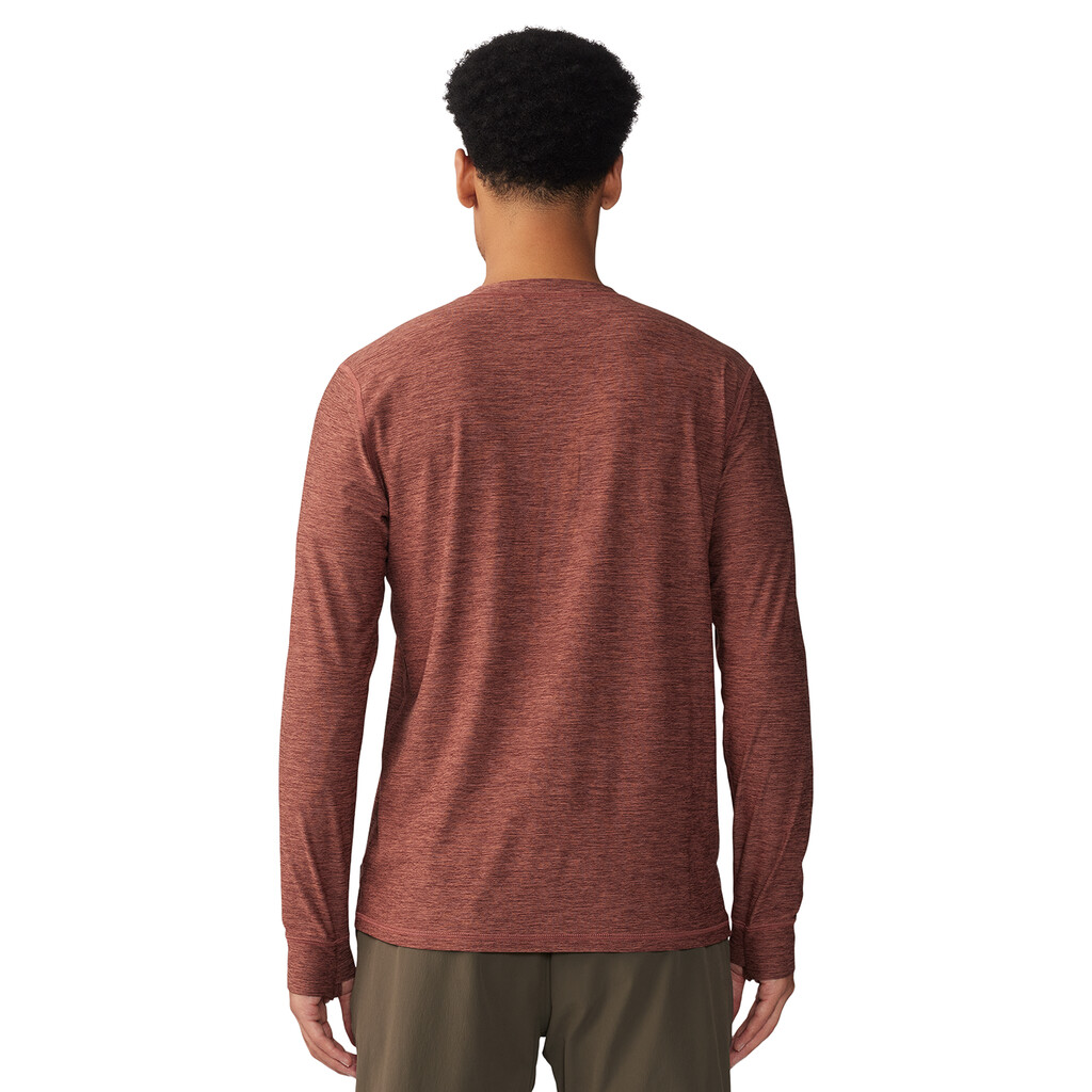 Mountain Hardwear -  M Chill Action LS Crew - clay earth heather 643