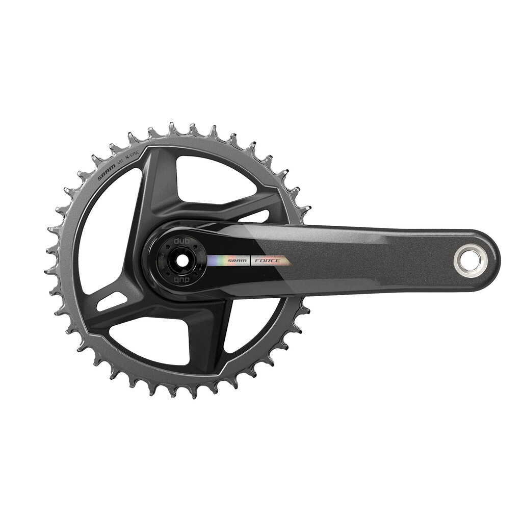 Sram - MY23 Crankset Force AXS 1x DirectMount DUB  - black/iridescent