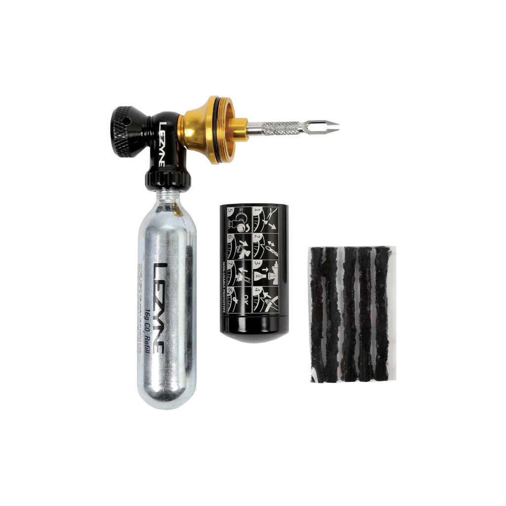 Lezyne - Tubeless Co2 Blaster W/O Co2 - black/gold