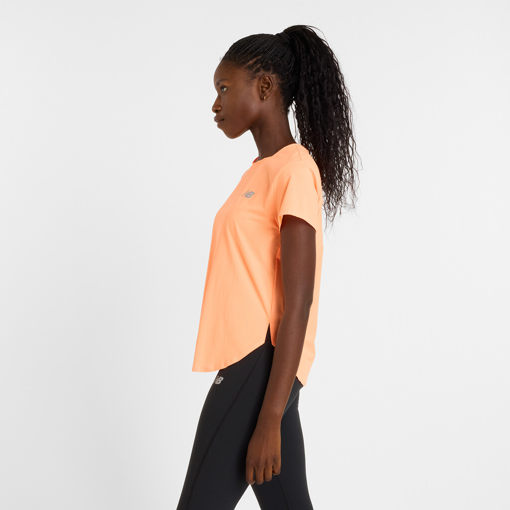 New Balance - W Race Day Ultra Light T-Shirt - hot mango