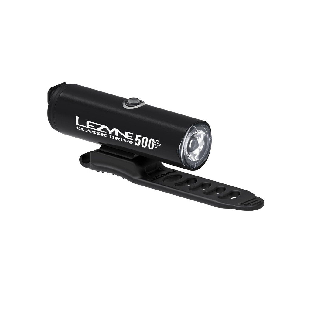 Lezyne - Classic Drive 500+ Front - satin black