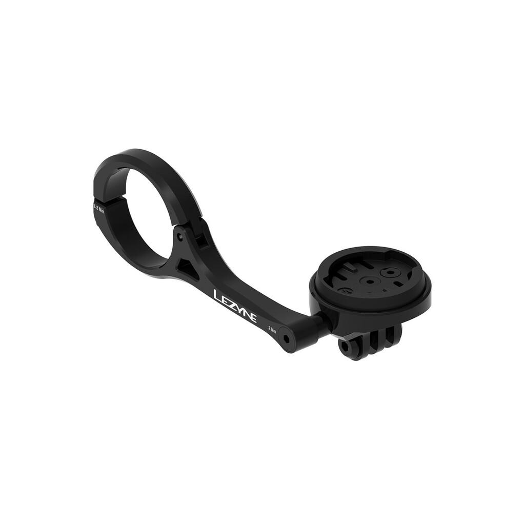 Lezyne - Garmin/Wahoo GPS Forward Mount With Gopro - black