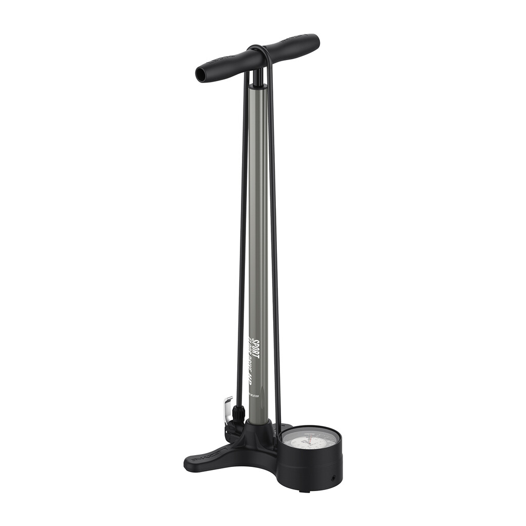 Lezyne - Sport HP Floor Drive 3.5 DV - flat grey