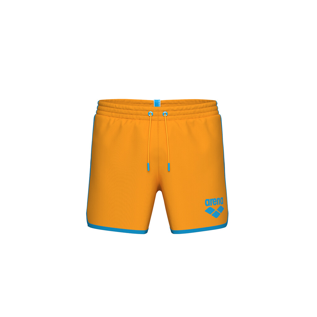 Arena - M Arena Big Logo Borders Beach Short - parrot/turquoise