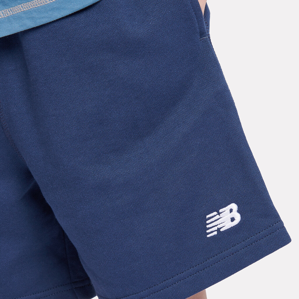 New Balance - B New Balance French Terry Small Logo Short - nb navy