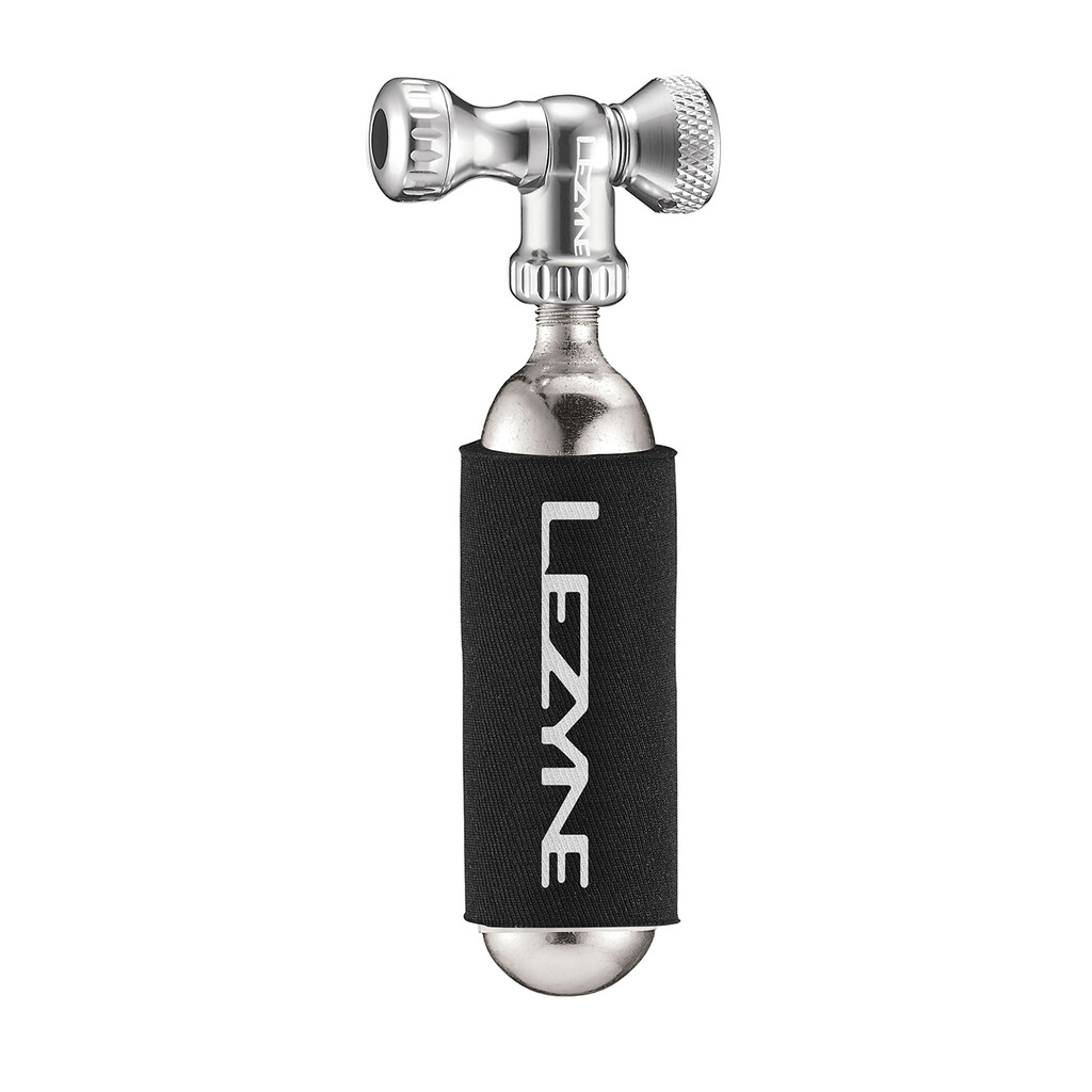 Lezyne - Control Drive CO2 With 16G Cartridge - silver gloss