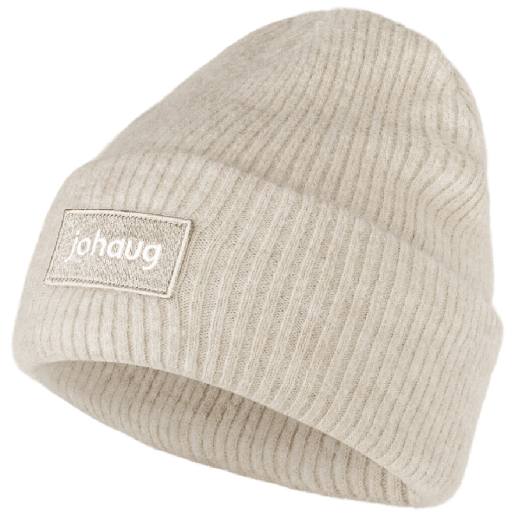 Johaug - Softie Wool Rib Beanie - tofu white