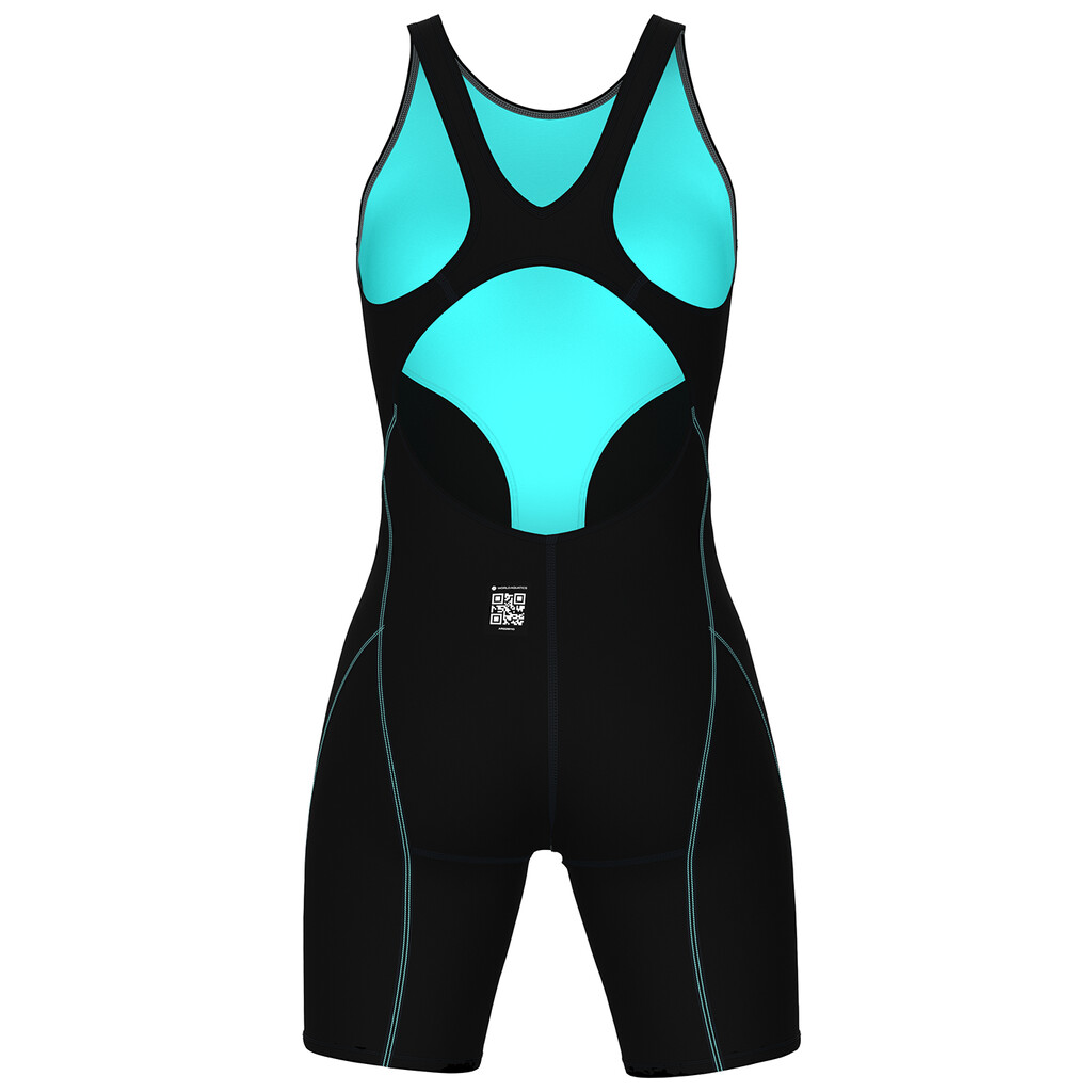 Arena - W Powerskin Impulso Ob - black/teal