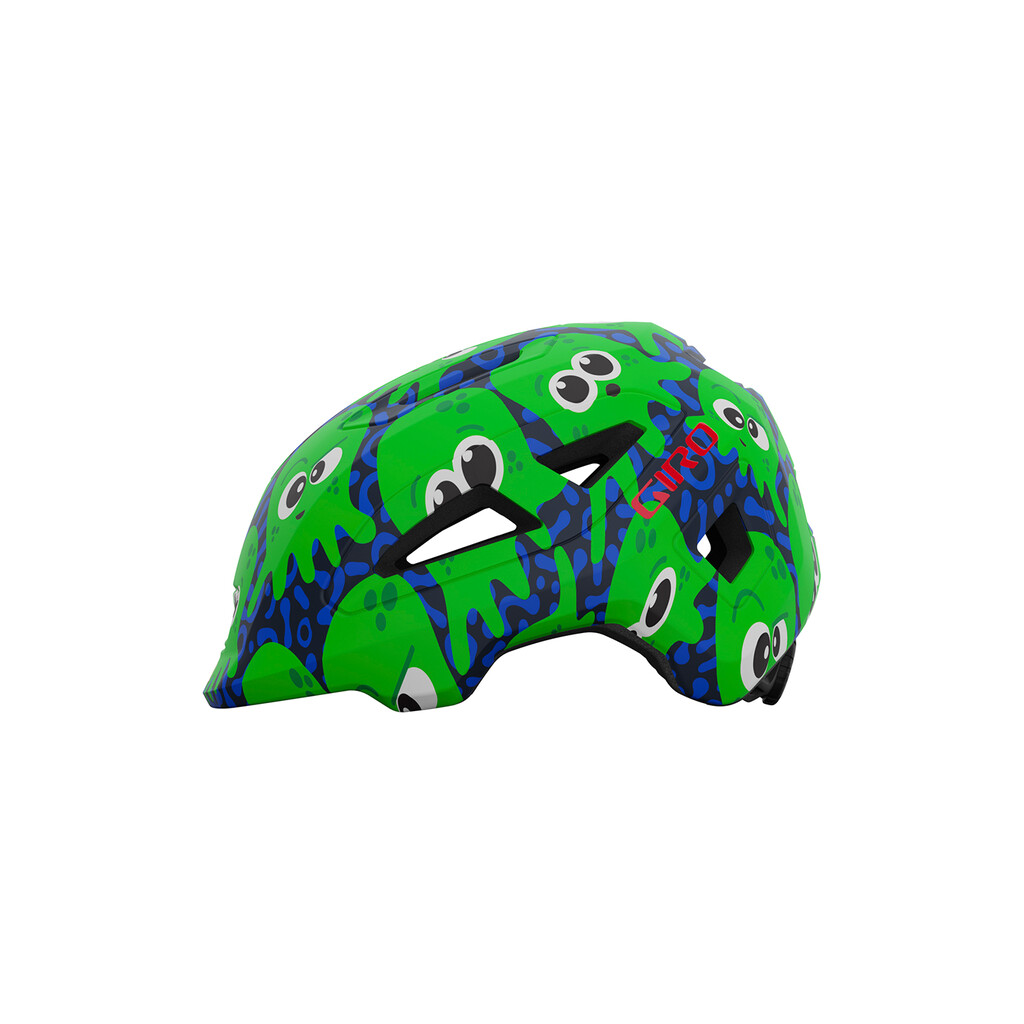 Giro Cycling - Scamp II Helmet - matte midnight/bright green inked