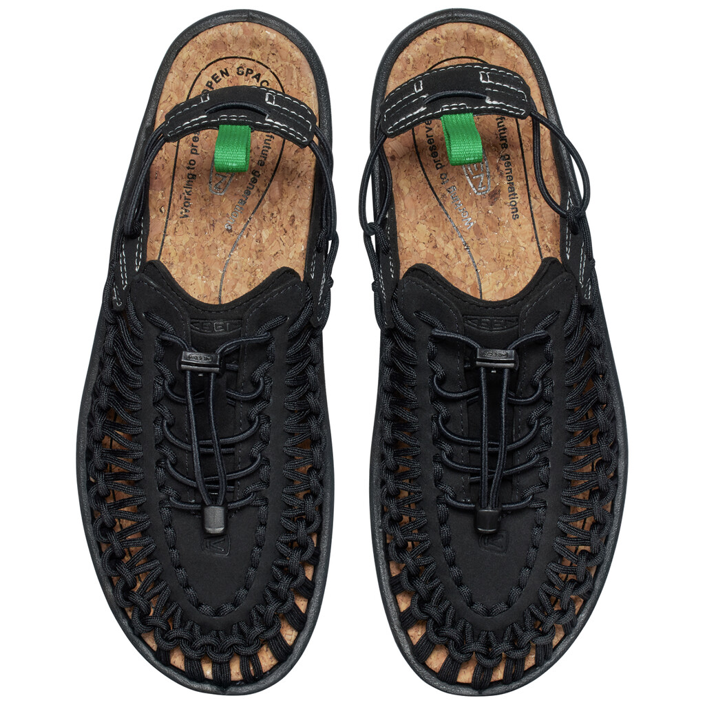 KEEN - A Uneek II Convertible - black/jolly green