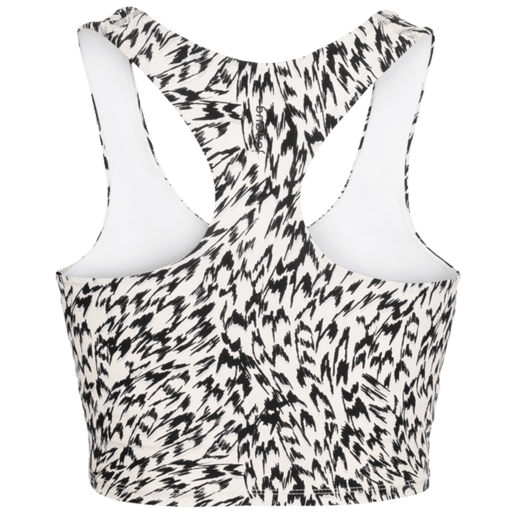 Johaug - Elevated Performance Top - tofu white/black print