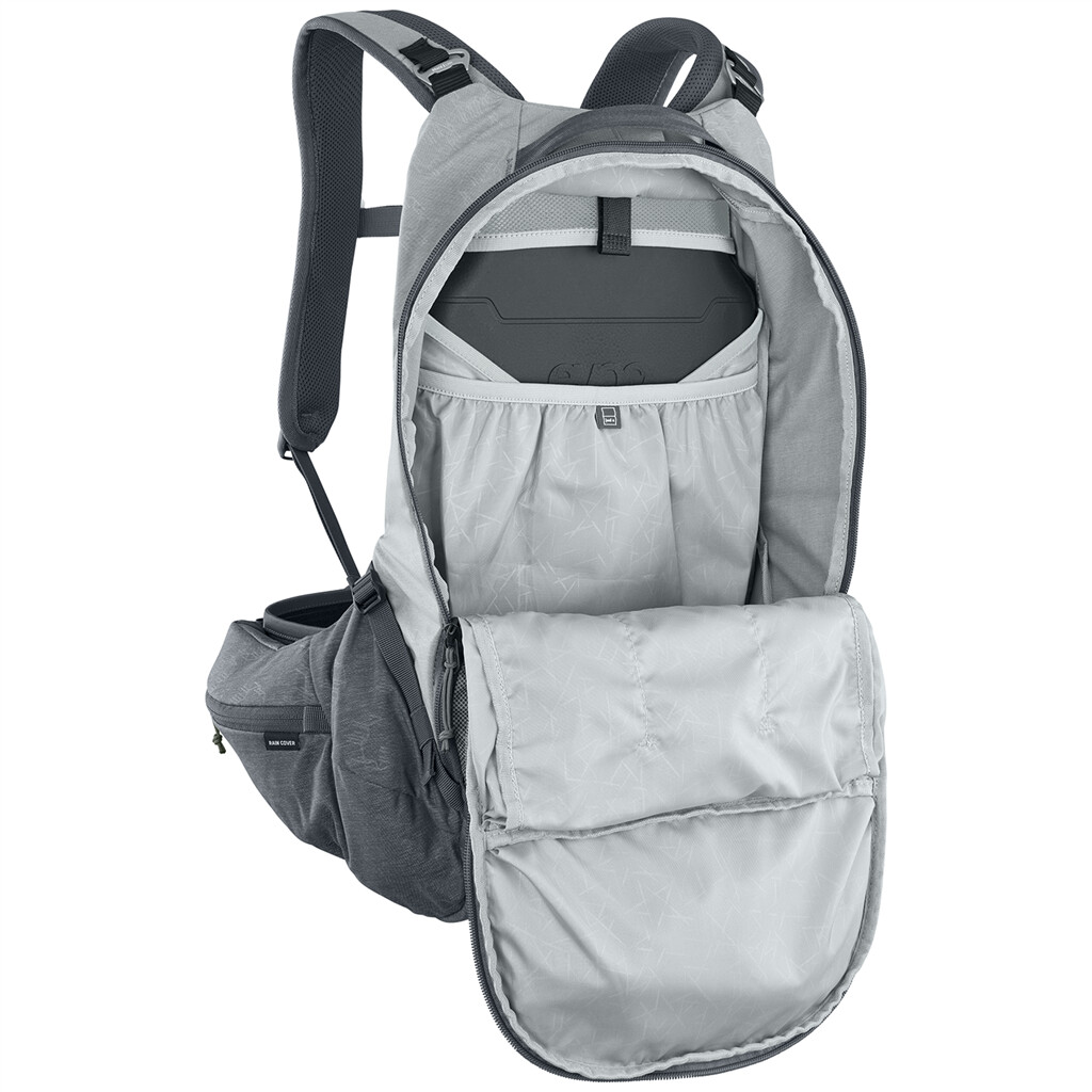 Evoc - Trail Pro 16L Backpack - stone/carbon grey