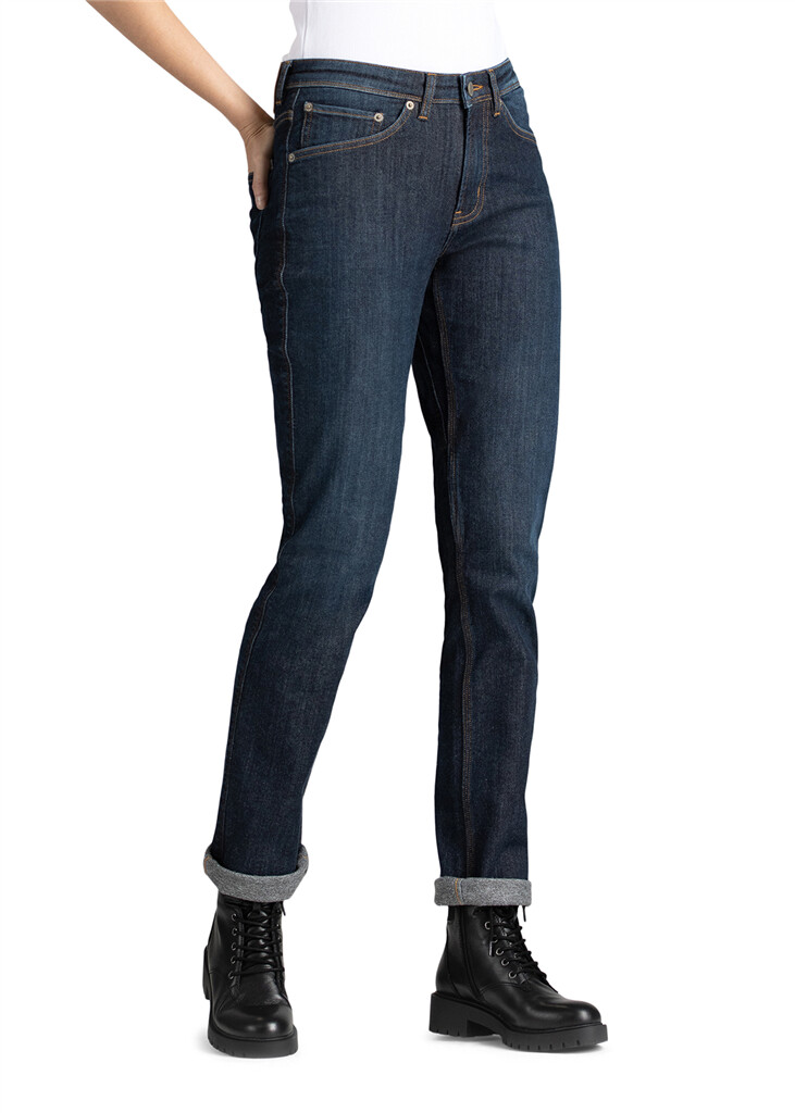 DU/ER - W Fireside Denim Slim Straight - Dark Stone - dark stone