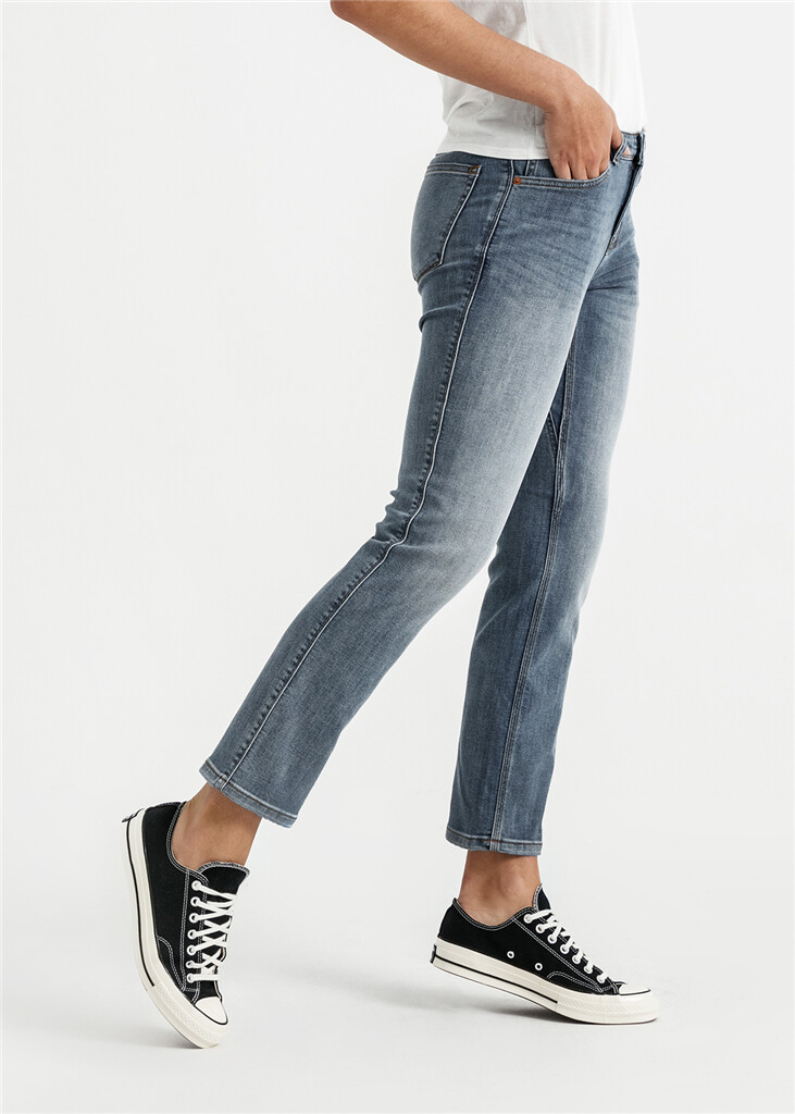 DU/ER - W Performance Denim Girlfriend Jean - Vintage Light Stone - vintage light stone